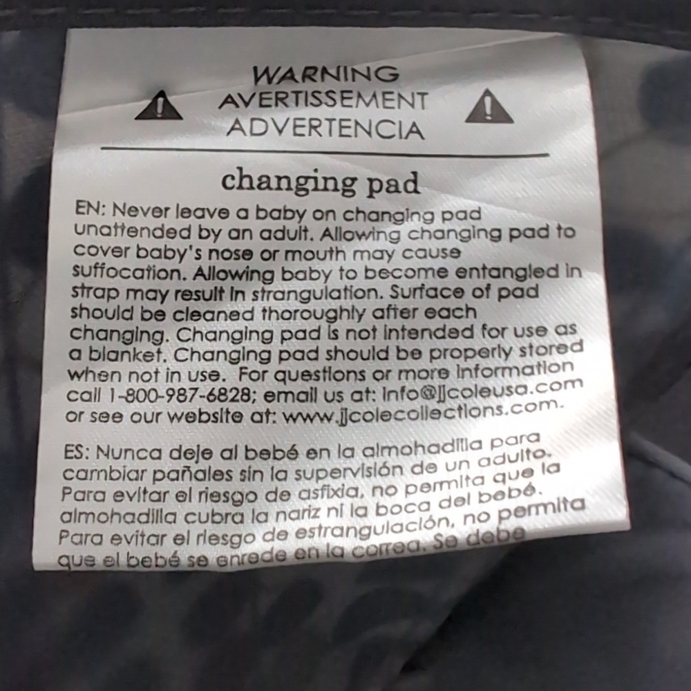 JJ Cole Collections Portable/Wipeable Diapers And Wipes Pod With Change Pad . - Picture 5 of 13